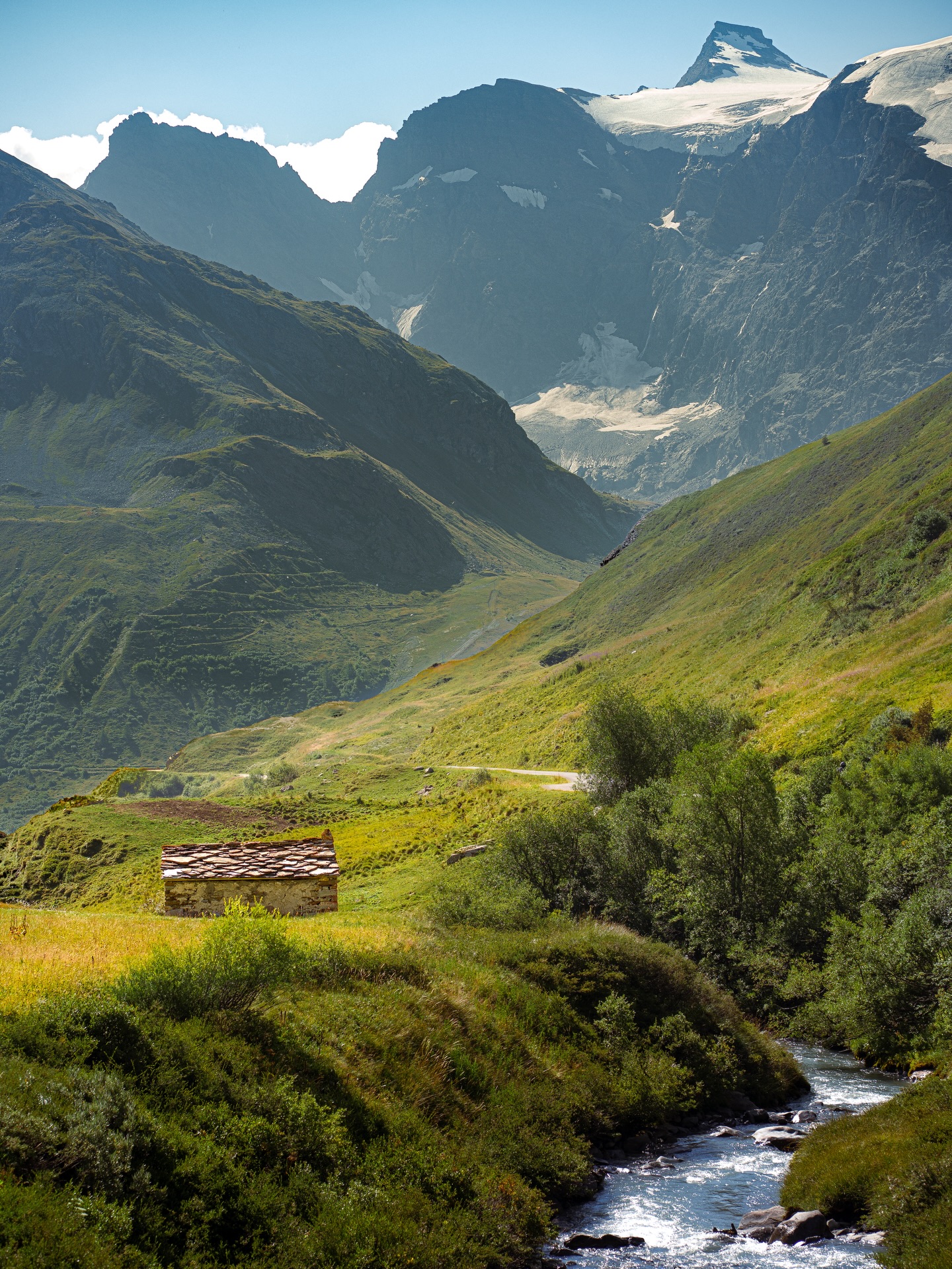 Vallée de Bonneval, sommets et glaciers de la Vanoise